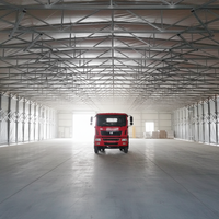 Tente de stockage en PVC imperméable et ignifuge à une seule couche, avec structure en acier galvanisé, pour l'élevage, les sports et les expositions