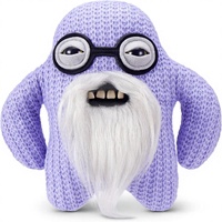For Old Fogies Peluche courte de 9 pouces (Mr Needles) monstre moche et amusant à dents humaines, objet de collection