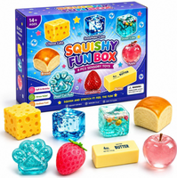 Coffret de jouets éducatifs interactifs anti-stress Zhiwan Kneading Fun Set, best-seller transfrontalier, jouets à rebond lent pour filles