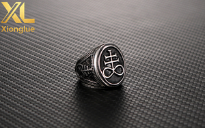 Fashion Jewelry <b>Titanium</b> Custom Metal Engraved Accessories Engagement Stainless Steel <b>Rings</b> for <b>Man</b> - Product Image 6