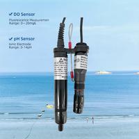 Mesureur de qualité de l'eau 3 en 1 Multiparamètre DO PH Sonde de température Sonde de test de l'eau pour la surveillance de la qualité de l'eau ETP