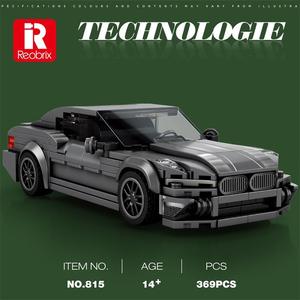 Reobrix 815 Technologie DIY Technical Mini Sports Cars Puzzle Toy Unisex Plastic Block Building Set para niños Sports Car Model - Product Image 2