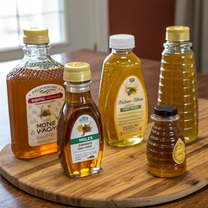 Wholesale Custom Design Adhesive <strong>Labels</strong> Waterproof Vinyl Paper Durable <strong>Printing</strong> for Honey Jars <strong>Bottles</strong> Bulk Order-Min. 500pcs - Product Image 4