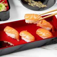 Assiettes à lunch à 3 compartiments de style japonais pour adultes Boîte à lunch pour restaurant