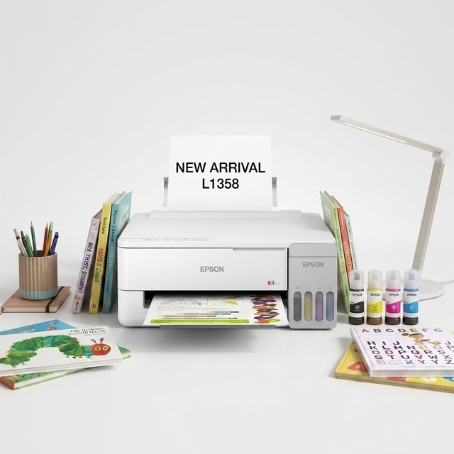 Brand New Home A4 Small 4 Color Inkjet All-in-One Printer L1358/1359 Photo Office Mobile Copy Wifi Inktank Inket Printer