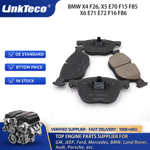 Linkteco ผ้าเบรคหน้าสำหรับ BMW X4 F26 X5 E70 F15 F85 X6 E71 E72 F16 <span class=keywords><strong>F86</strong></span> 34116852253 34114074370 34116779293 34116778403 - Product Image 4