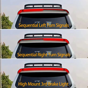 Aileron de toit arrière ApexRide pour <span class=keywords><strong>Toyota</strong></span> 4Runner 2014-2024 avec feux de freinage haute position et clignotants - Product Image 3