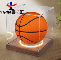 Boîte de présentation en acrylique transparente OEM/ODM pour le rangement de gants de golf, de basketball, de football et de boxe – Conteneur de présentation en acrylique transparent