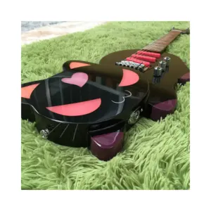 Özel kedi şekli elektrik gitar özel hızlı kargo OEM gitar