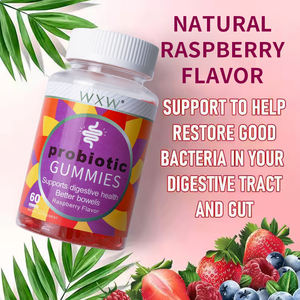 Venta de fábrica Gomitas probióticas confiables Salud digestiva Salud intestinal Caramelo Delgado Vitamina Colágeno Gummy - Product Image 5