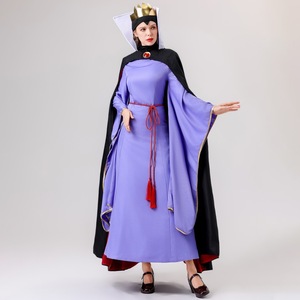 Costume de cosplay Reine des Neiges Halloween, nouveau design, pour fête masquée, jeu de rôle, ensemble de tenue de conte de fées, vente en gros - Product Image 3