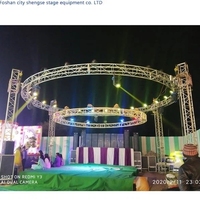Estructura de Truss Redonda Personalizada, Estructura de Truss Cuadrada con Pernos, Diseño de Estructura de Truss para Escenarios de Eventos y Conciertos