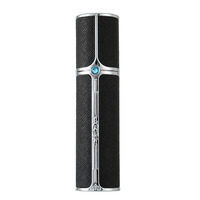 Flacons de parfum en cuir PU de 10 ml, vaporisateur personnalisé, impression sur écran, métal, portable, voyage, luxueux, brillant