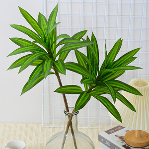 Rama de bambú artificial tocada real de la tela de seda plástica de la muestra libre para la decoración casera - Product Image 6