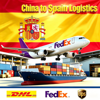 Agente de Transporte de Carga de China a España, Servicio de Logística de Carga Aérea y Marítima, DDP LCL Puerta a Puerta, Amazon FBA Dropshipping DHL