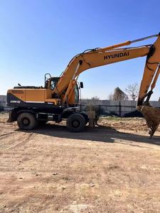 Excavatrice sur pneus d'occasion 21 tonnes, hydraulique, garantie 1 an, modèle 2023 Hyundai 210W-9t/R210W-9/R210W-7, moteur d'origine - Product Image 3