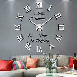 Reloj de <span class=keywords><strong>Pared</strong></span> Acrílico Grande, DIY 3D, Creativo, Moderno, Adhesivos Decorativos <span class=keywords><strong>para</strong></span> <span class=keywords><strong>Pared</strong></span> de Sala de Estar - Product Image 6