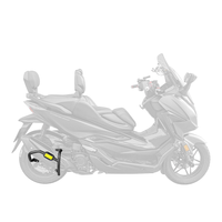 Protection d'échappement en acier à haute teneur en carbone pour scooter, barre anti-chute, protection d'échappement de moto pour Forza350