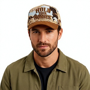 Hold Your Horses Embroidered Baseball Cap 6-Panel Adjustable Cotton Casual <b>Hat</b> <b>for</b> <b>Men</b> Spring <b>Summer</b> Outdoor Wear - Product Image 1