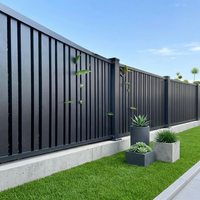 Valla de Jardín Resistente al Agua, Ecológica, Resistente a la Oxidación y a los Roedores, Fácil de Montar, de 6 Pies de Aluminio, para Patio y Jardín
