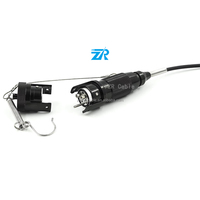 YG Hermafrodita TPU 2 4 6 8 12 Core SC LC Cable de conexión de fibra óptica blindado Conector táctico de campo Conector Patchcord TBE