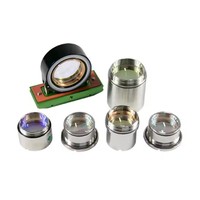 Machine de découpe de lentilles optiques, laser, lentille collimatrice plano-convexe en quartz, machine de soudage portative ultra-résistante