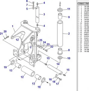 Proveedores chinos 6745-71-1171 CILINDRO DE BOOM DE LA KD0-09201-0870 MAQUINARIA DE OSCILACIÓNMinería de carbón