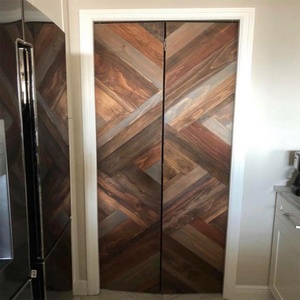 Porte Interne <span class=keywords><strong>Pieghevoli</strong></span> a <span class=keywords><strong>4</strong></span> <span class=keywords><strong>Ante</strong></span> in Stile Rustico con Cerniere - Product Image 2