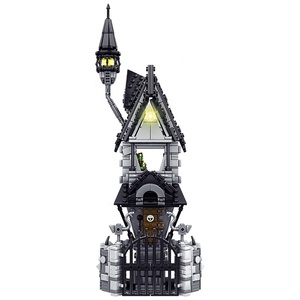 PANDAS Jack's House 766 Uds CELEBRACIÓN DE Halloween modelo de bloques de construcción conjunto juguete de construcción de vacaciones para regalo de decoración de fiesta - Product Image 1