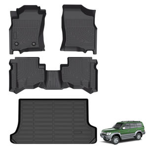 Alfombrillas de Plástico para Auto, Tapetes 3D TPE con Alfombrilla para Maletero para Toyota Meru 2005-2009 Landcruiser Prao J90 - Product Image 1