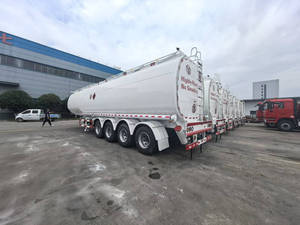 Remorque citerne à pétrole en acier au carbone à quatre essieux de 54 m3, essieux FUWA, grande capacité, remorque de transport de pétrole brut - Product Image 6