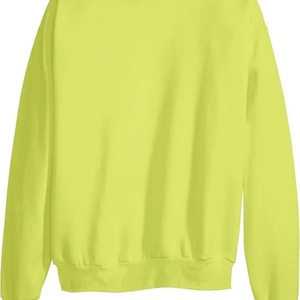 Sweat-shirt à capuche épais 300 GSM en molleton bouclette, couleur unie, avec logo brodé, coupe oversize, écologique, idéal pour l'automne - Product Image 2