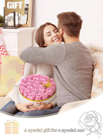27 Ge conserveerde echte rozen in doos, eeuwige bloemen, cadeau voor verjaardag & jubileum voor vrouwen, vriendin, moeder |   Oorsprong China 1,74 pond