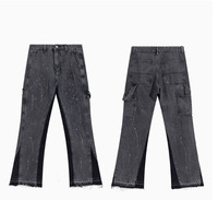 Pantalon de survêtement évasé décontracté Gallery de haute qualité de concepteur Dept Pantalon de survêtement à taille élastique Pantalon de survêtement empilé