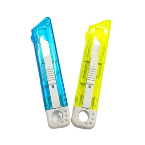 Cutter de sécurité DIY avec fonction rétractable, ouvre-sangles et ouvre-cartons, personnalisable, OEM - Product Image 1