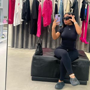 2024 Nuevo estampado Sexy Tight Trend Set Casual Yoga de dos piezas - Product Image 5