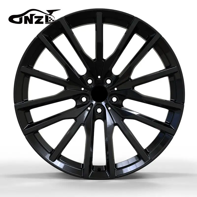 Zhenlun Concave Design Multi Spoke Car Wheel Rims With Gloss Black Monoblock Alloy Wheel For All Size For BMW