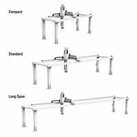Nouveau robot de type portique QG avec cadre en aluminium extrudé et support à quatre pieds pour l'automatisation de la préhension et du placement de panneaux plats