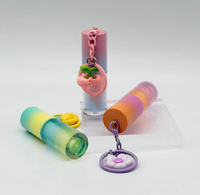 Brillant à lèvres holographique hydratant double couleur scintillant imperméable pour filles, à base de cire d'abeille minérale et végétale, enrichi en vitamine E, vente en gros