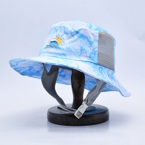 Al aire libre de las mujeres Surf Bucket Hat Nylon Impermeable Sombreros para el sol Personalizado Surf Deporte Gorras Fabricante - Product Image 2