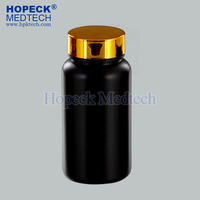 HOPECK Flacon en PET de qualité médicale de 5 à 120 ml avec impression sérigraphique couleur personnalisée pour médicaments et vitamines, bouchon à vis