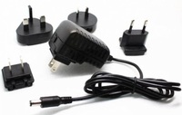 Adaptateur secteur DC 6W 12W 24W avec prise interchangeable 6V 12V 24V 1A pour équipement électronique CE CB FCC RoHS