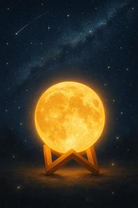 Thân thiện với môi trường 3D IP65 không thấm nước thông minh trăng nghệ thuật trang trí ánh sáng có thể sạc lại điều khiển từ xa giáng sinh đèn LED - Product Image 3