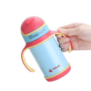 TOMIC Tasse à paille pour enfants en acier inoxydable 316 isolée pour enfants de 1 à 3 ans, petite capacité - Product Image 3
