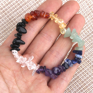 Factory Price Customize Polished Natural Stone Palm Stone <b>Bracelets</b> Women Gemstone Crystal <b>Beads</b> <b>Men</b> Feng Shui - Product Image 4