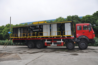 Station mobile d'azote Pangeng avec moteur pour la détection de gaz dans les puits et la lutte contre les incendies, 200 bar/300 bar, puissance 330 kW, garantie 1 an