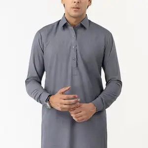 Abito e pantaloni da uomo set di due pezzi 2023 nuovo stile personalizzato all'ingrosso prezzo di fabbrica abbigliamento pakistano indiano