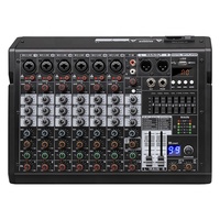 TDS série 4/6/8CH petite console de mixage USB avec effets BT/99 DSP/1 entrée AUX/2 voies stéréo/7 EQ marque/enregistrement/MP3