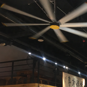 2.4m (8FT) ブラシレスHVLS天井ファン外ロタDC/AC電流付きホームウェアハウス商業およびレストラン用 - Product Image 4
