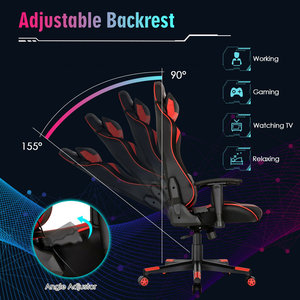 Chaise de jeu de qualité supérieure, directement de l'usine AJUNION, réglable en hauteur, ergonomique, chaise de bureau, chaise de course avec soutien <span class=keywords><strong>lombaire</strong></span> pour les joueurs - Product Image 4